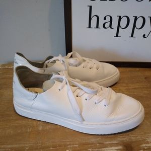Sam Edelman Sneakers womens size 9.5 white Leather platform Poppy Lace Up shoes